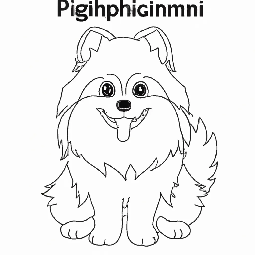 desenhos zwergspitz imprimir colorir gratis 12