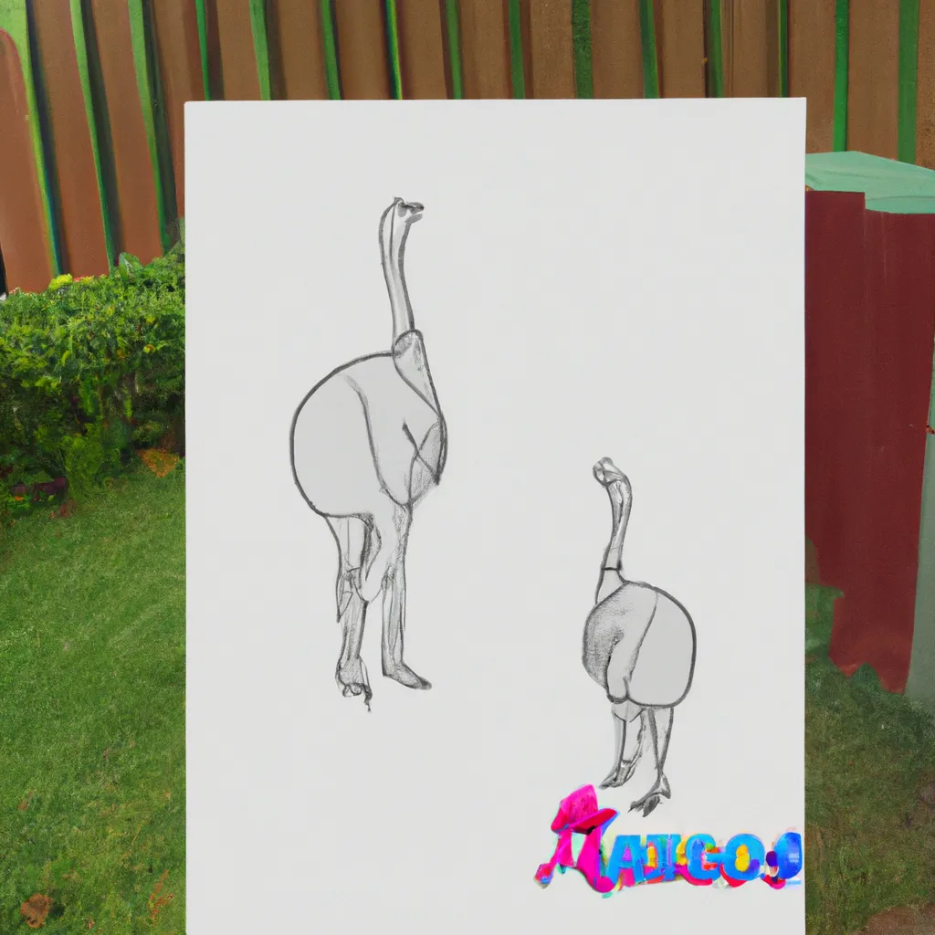 desenhos parque avestruz imprimir colorir gratis 5