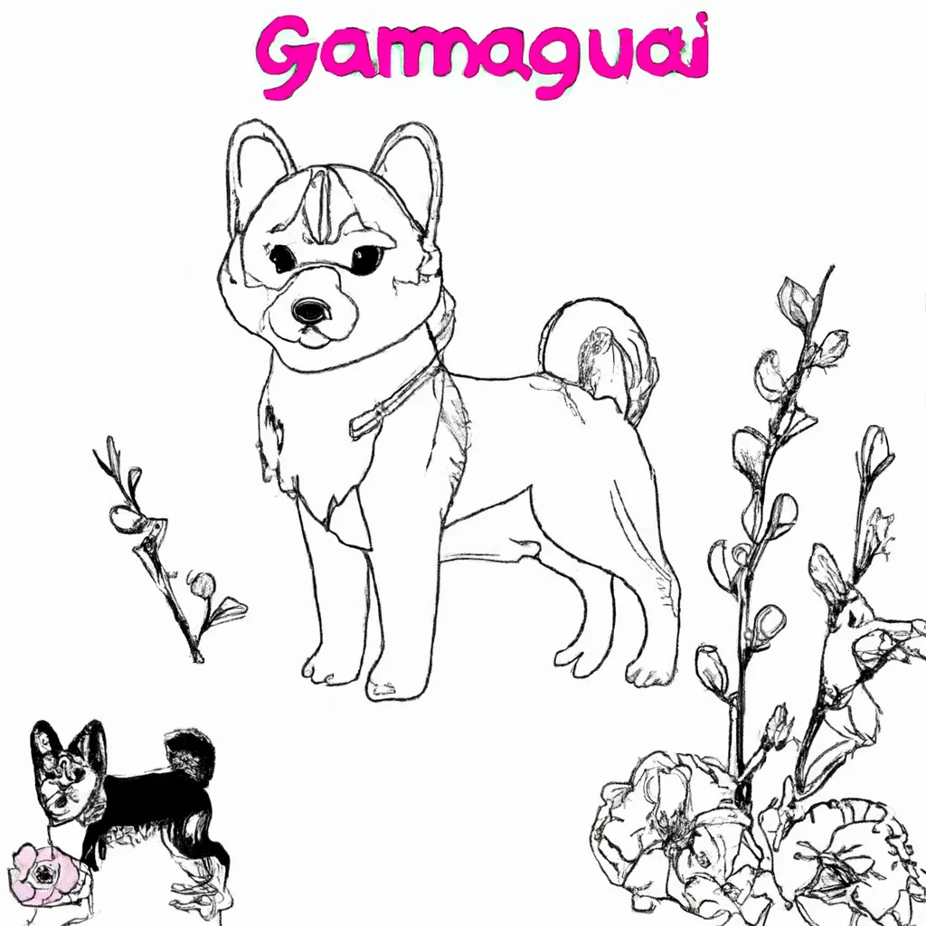 desenhos cachorros japoneses imprimir colorir gratis 11