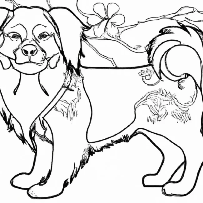desenhos cachorros chineses imprimir colorir gratis 7