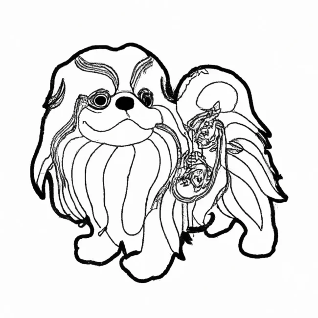 desenhos cachorros chineses imprimir colorir gratis 8