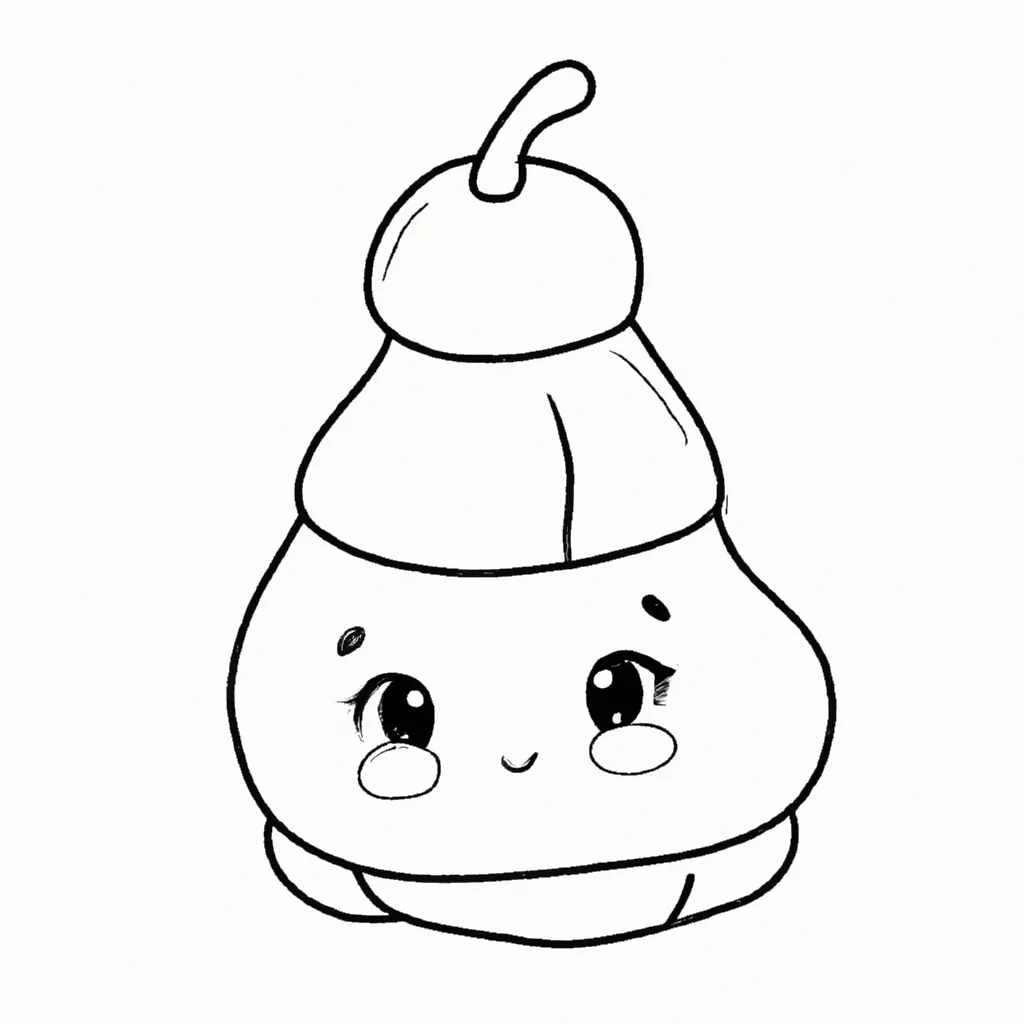 desenhos cupim kawaii imprimir colorir gratis 8