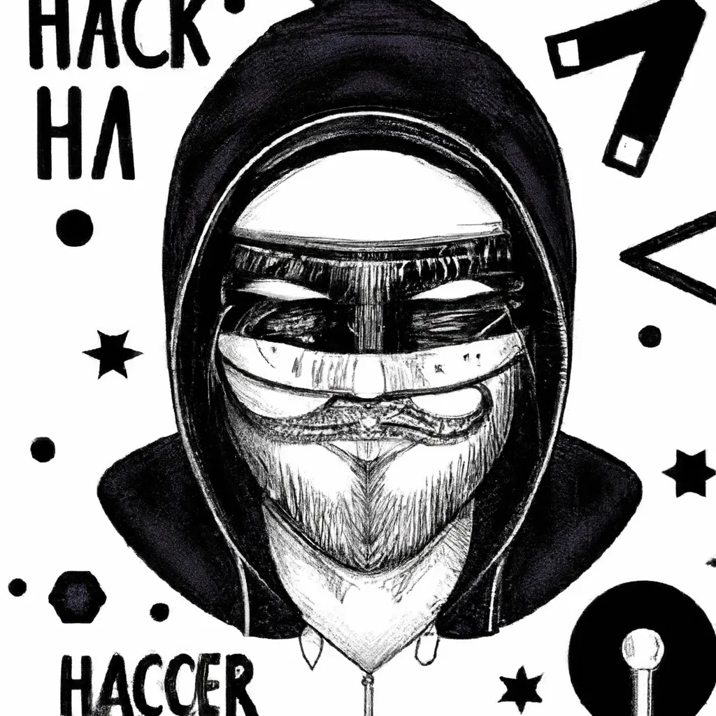 Desenhos de Máscara de Hacker para Imprimir e Colorir Grátis