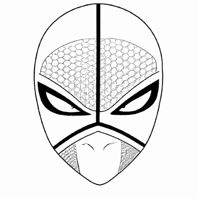 desenhos mascara hacker imprimir colorir gratis 14