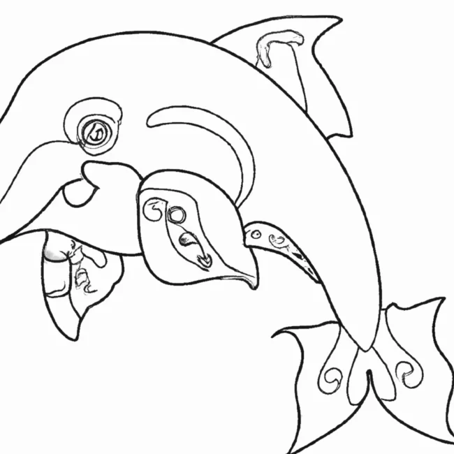 desenhos peixe elefante imprimir colorir gratis 13