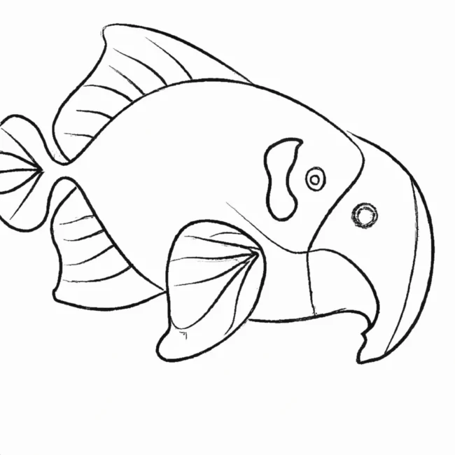 desenhos peixe elefante imprimir colorir gratis 14
