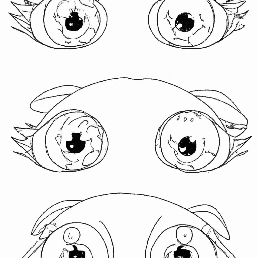 desenhos olhos coelhos imprimir colorir gratis 4