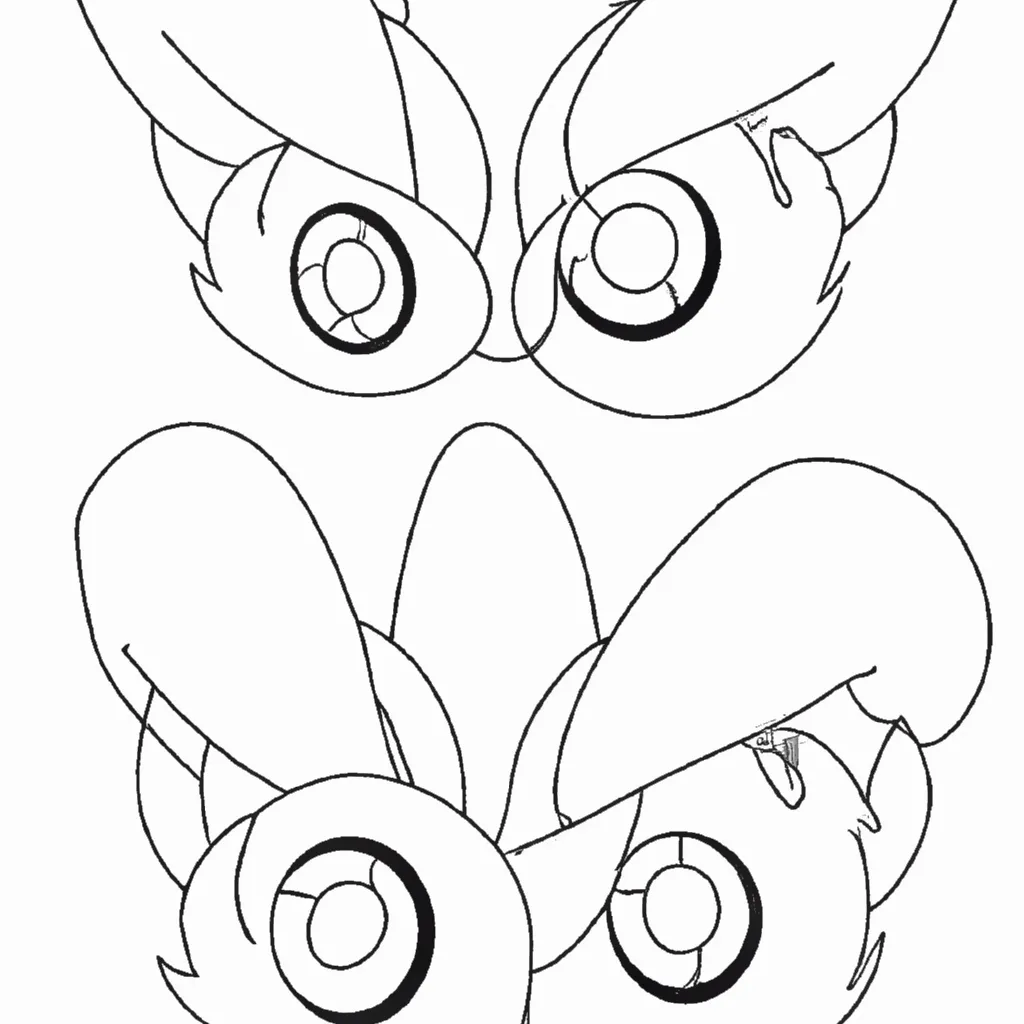 desenhos olhos coelhos imprimir colorir gratis 5