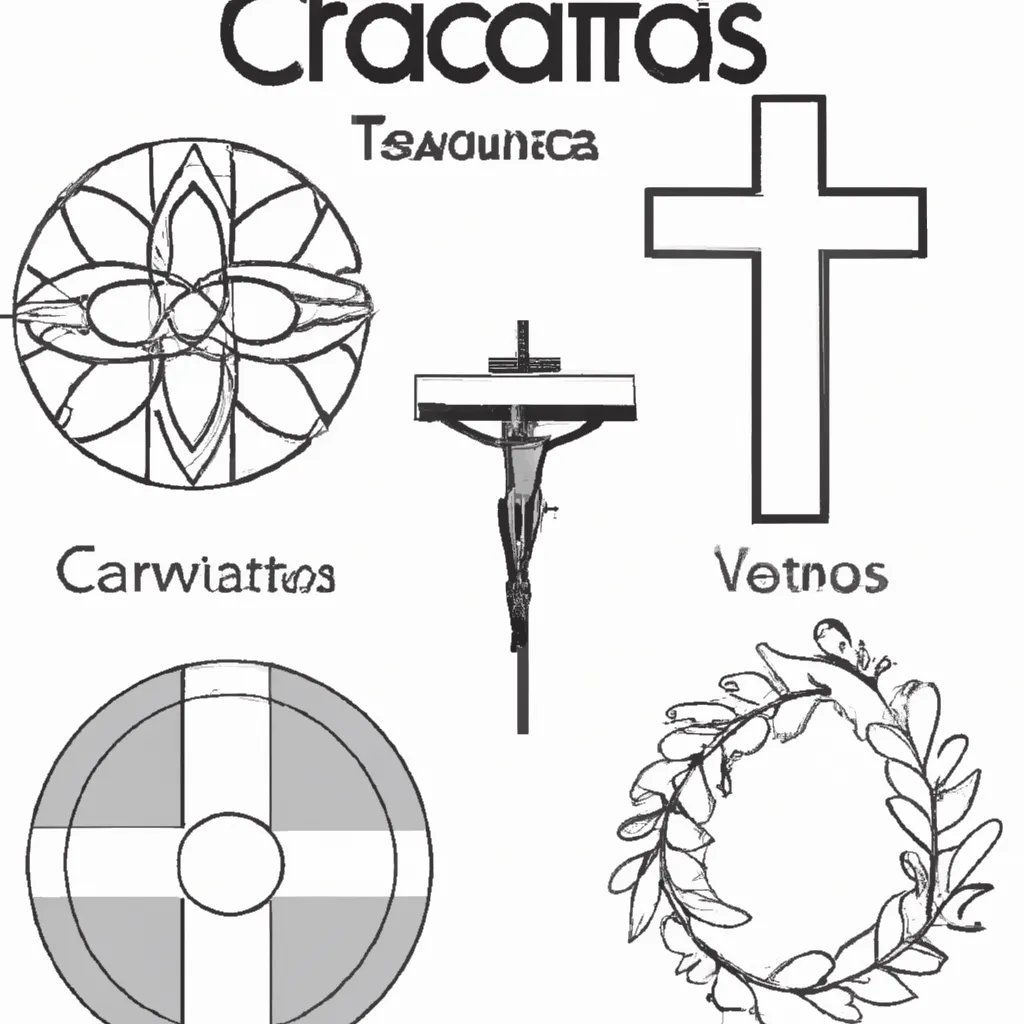 desenhos simbolos cristianismo imprimir colorir gratis 5