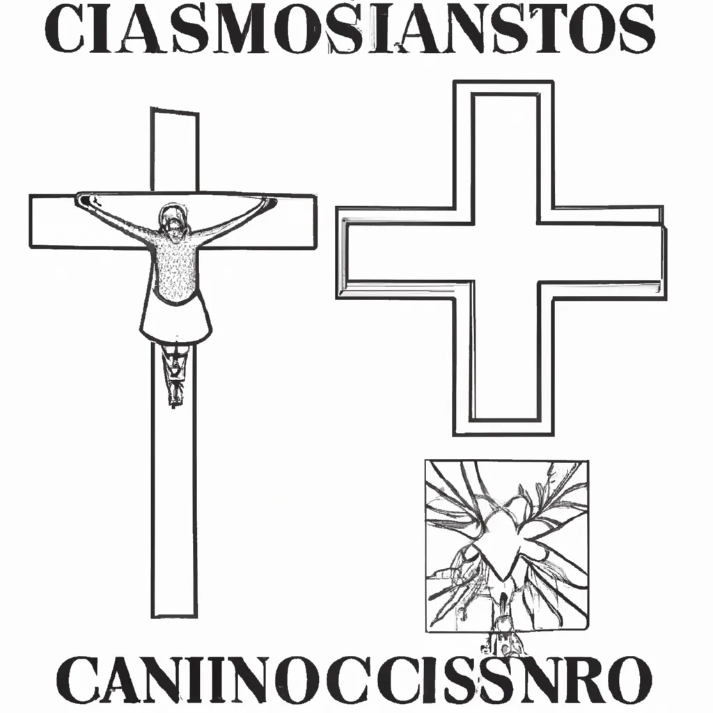 desenhos simbolos cristianismo imprimir colorir gratis 11