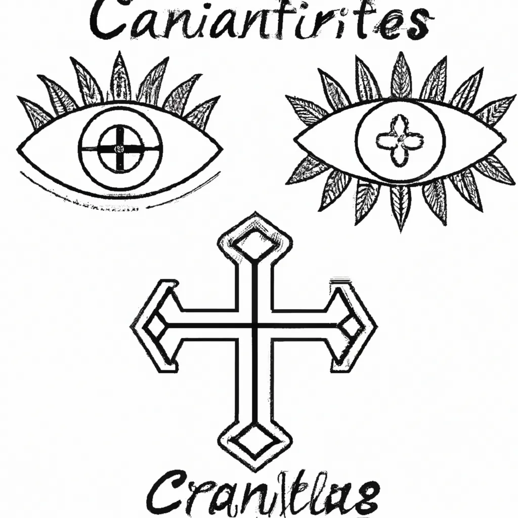 desenhos simbolos cristianismo imprimir colorir gratis 13