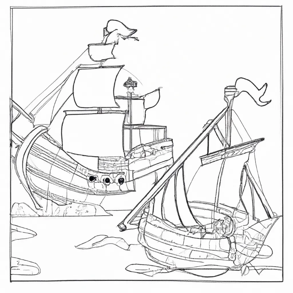 desenhos barcas imprimir colorir gratis 15