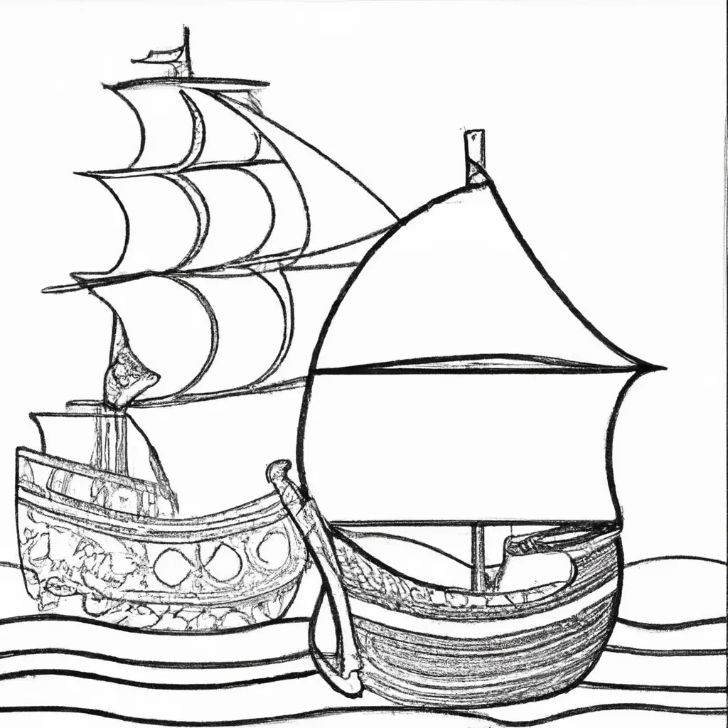 desenhos barcas imprimir colorir gratis 16