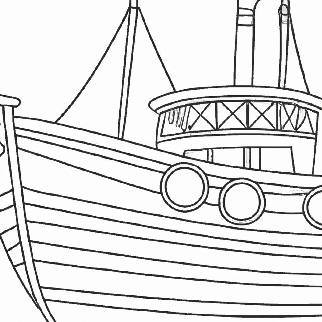 desenhos barcas imprimir colorir gratis 17