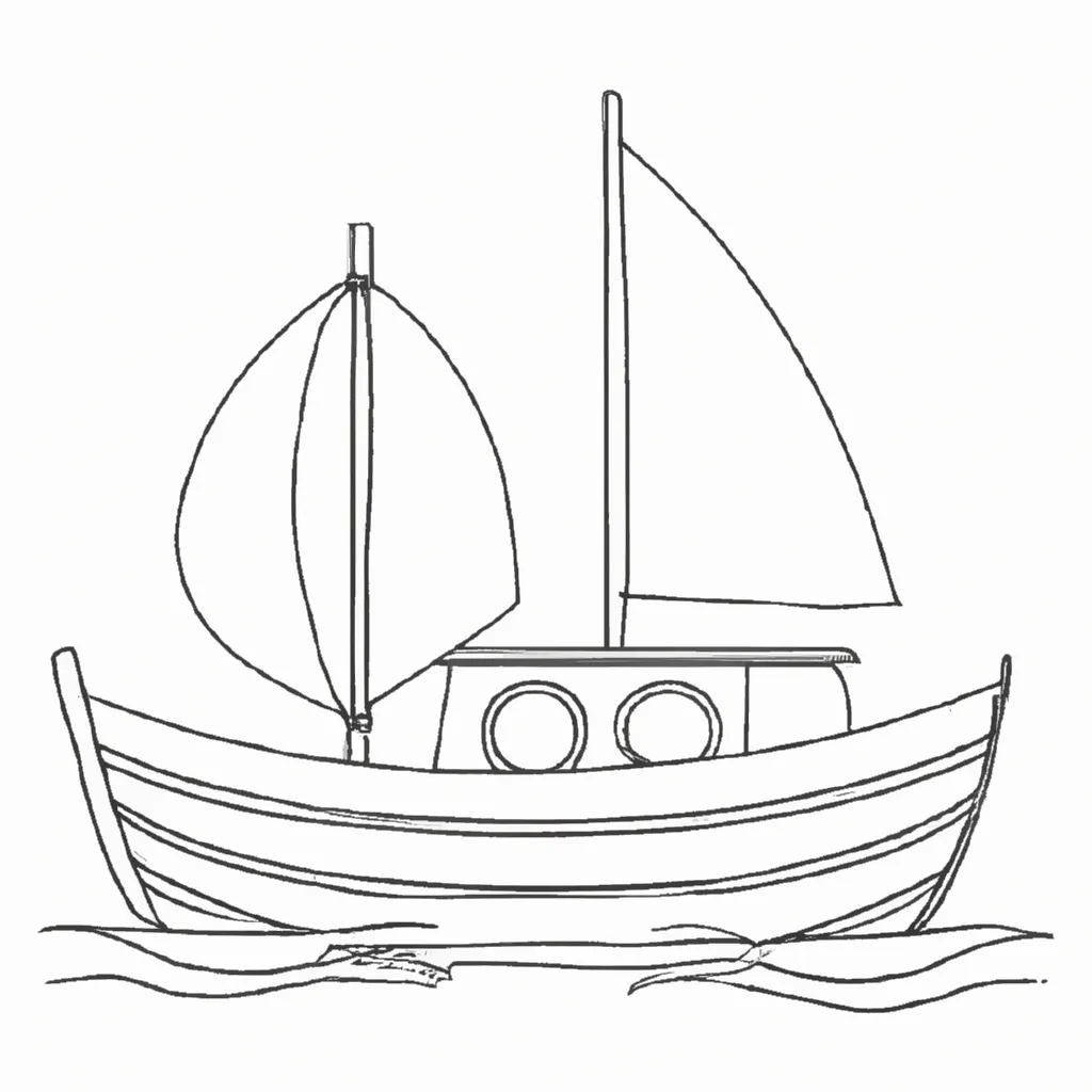 desenhos barcas imprimir colorir gratis 19