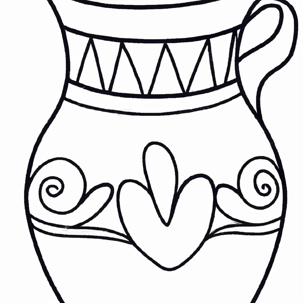 desenhos jarros barro imprimir colorir gratis 16 desenhos jarros barro imprimir colorir gratis 16