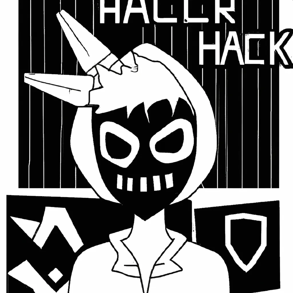 Desenhos de Máscara de Hacker para Imprimir e Colorir Grátis