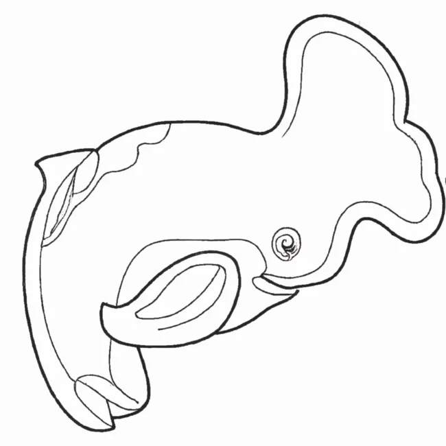 desenhos peixe elefante imprimir colorir gratis 16