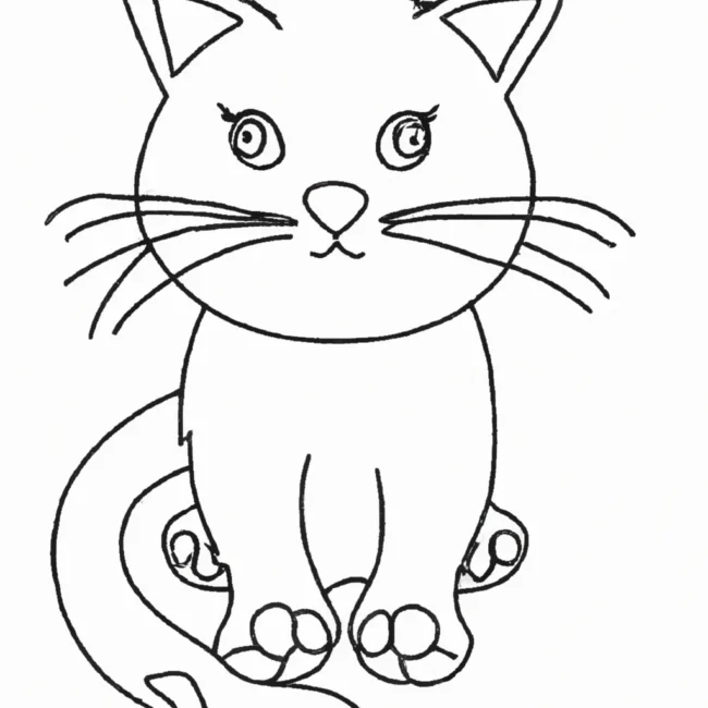 desenhos pata gatinho imprimir colorir gratis 21