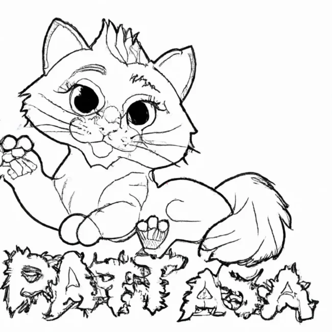 desenhos pata gatinho imprimir colorir gratis 22