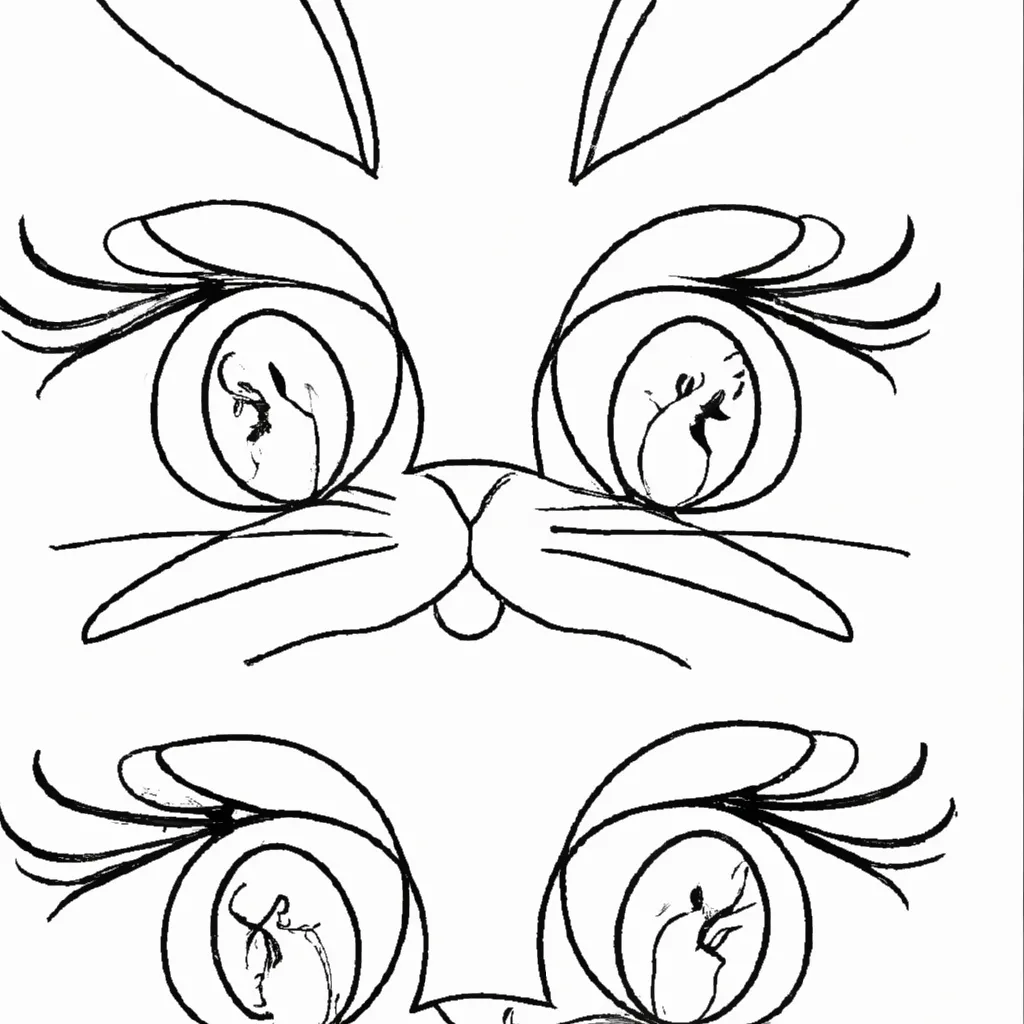 desenhos olhos coelhos imprimir colorir gratis 18 desenhos olhos coelhos imprimir colorir gratis 18