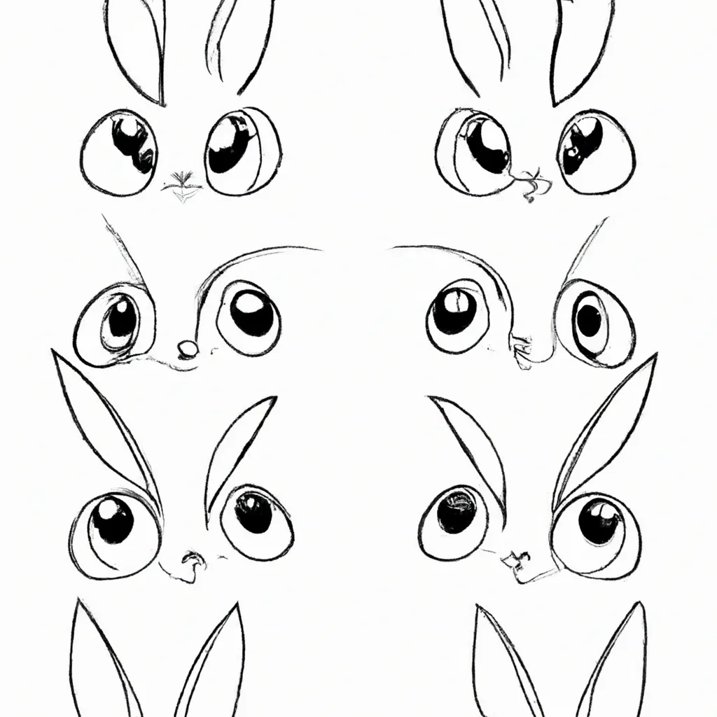 desenhos olhos coelhos imprimir colorir gratis 22 desenhos olhos coelhos imprimir colorir gratis 22