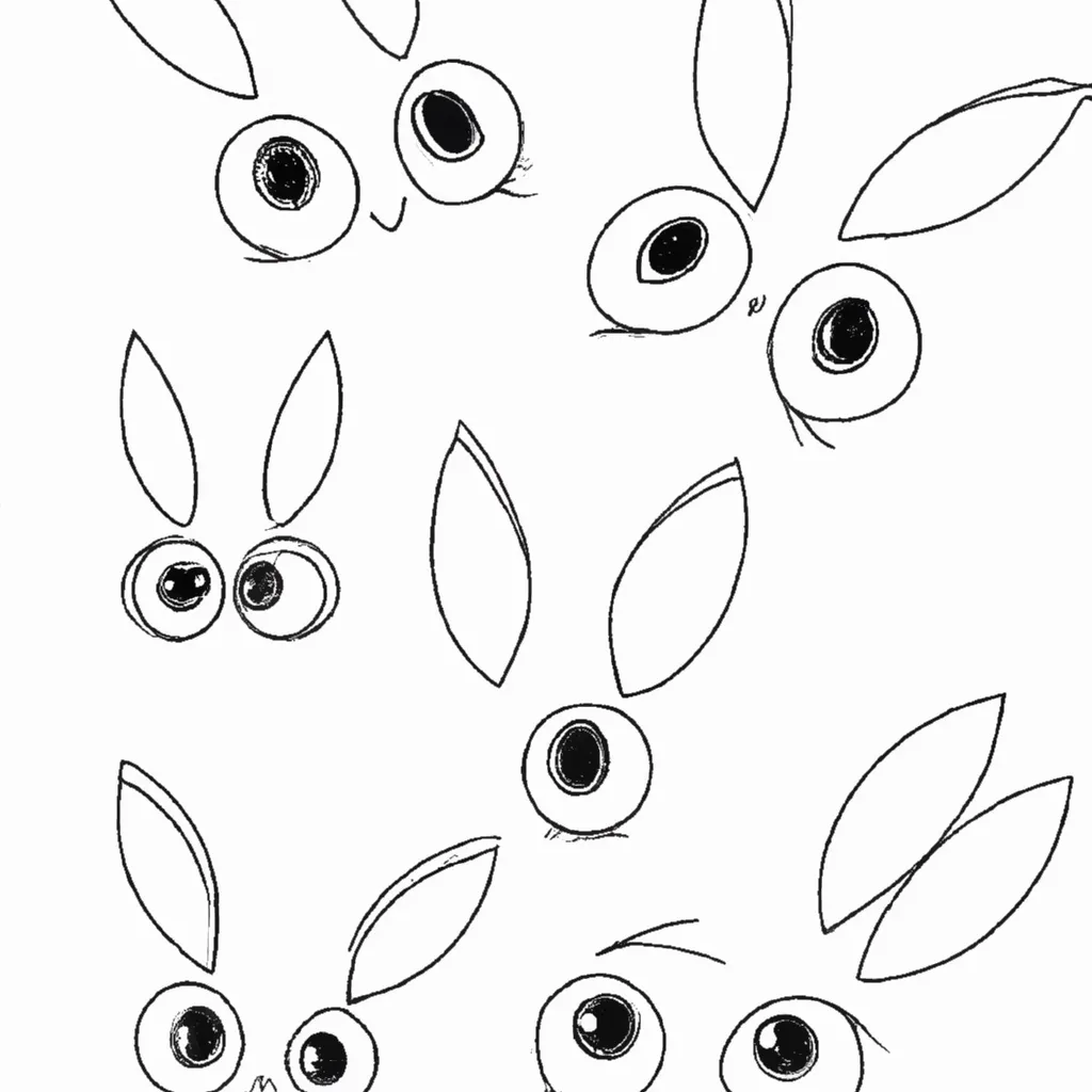 desenhos olhos coelhos imprimir colorir gratis 27 desenhos olhos coelhos imprimir colorir gratis 27