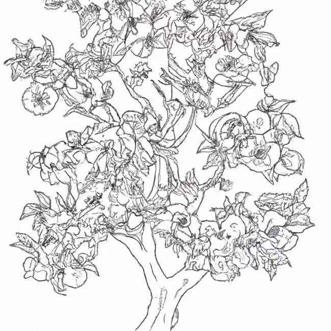 desenhos arvore pessegos imprimir colorir gratis 5 desenhos arvore pessegos imprimir colorir gratis 5