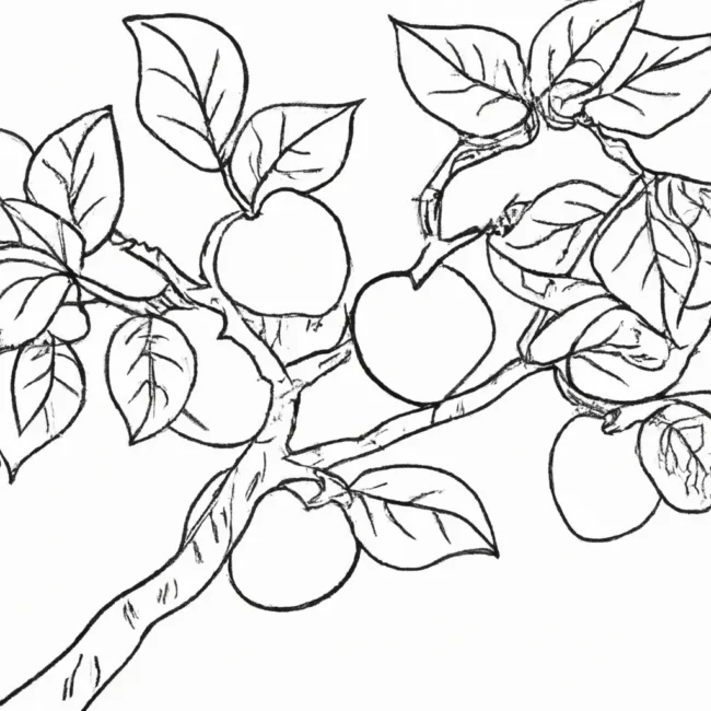 desenhos arvore pessegos imprimir colorir gratis 9 desenhos arvore pessegos imprimir colorir gratis 9