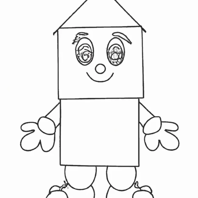 desenhos boneco papelao imprimir colorir gratis 6