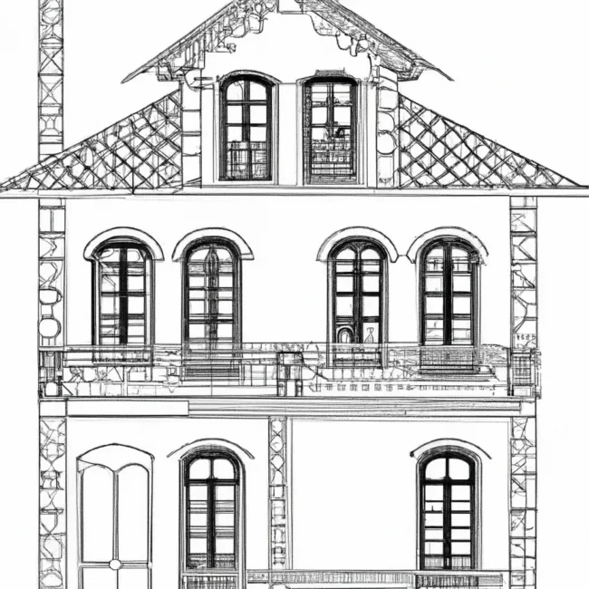 desenhos casas estilo europeu imprimir colorir gratis 13
