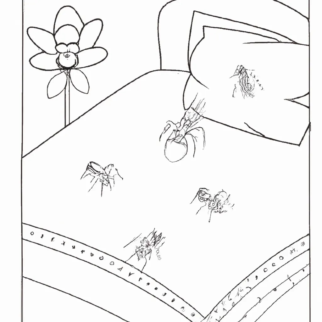 desenhos formiga cama imprimir colorir gratis 8