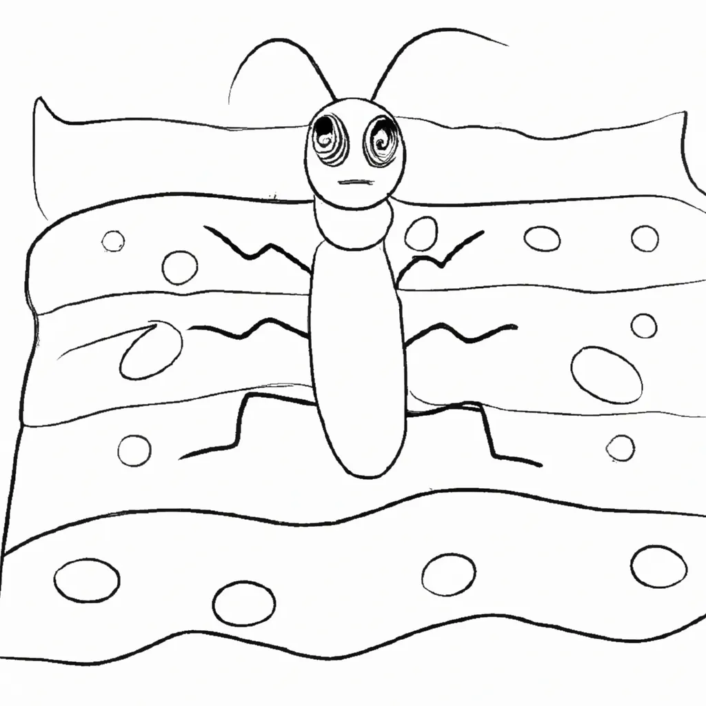 desenhos formiga cama imprimir colorir gratis 10