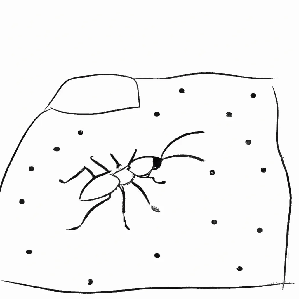 desenhos formiga cama imprimir colorir gratis 12