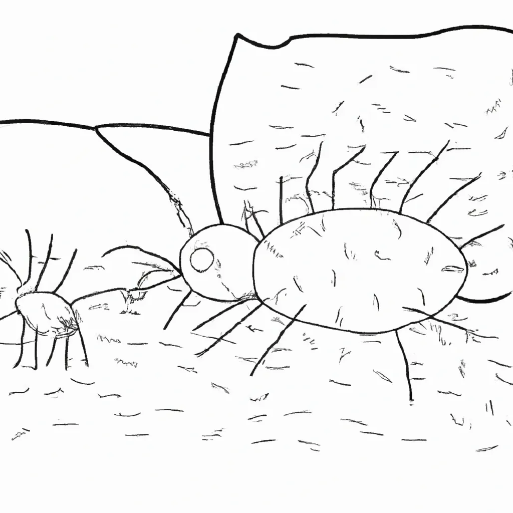 desenhos formiga cama imprimir colorir gratis 14