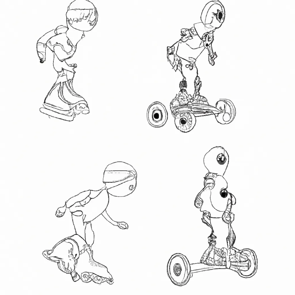 desenhos patinetes eletricos dobraveis 2 desenhos patinetes eletricos dobraveis 2