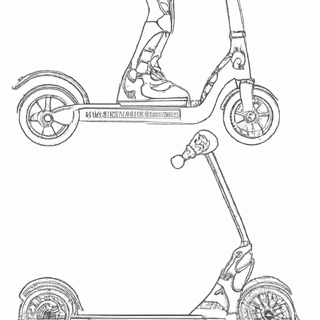 desenhos patinetes eletricos dobraveis 6 desenhos patinetes eletricos dobraveis 6
