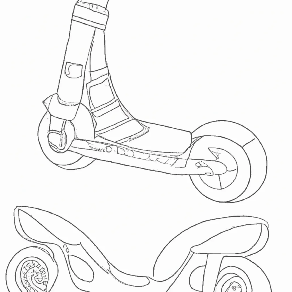desenhos patinetes eletricos dobraveis 8 desenhos patinetes eletricos dobraveis 8