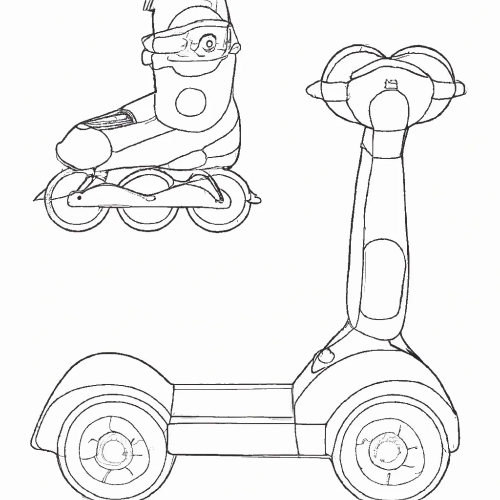 desenhos patinetes eletricos dobraveis 9 desenhos patinetes eletricos dobraveis 9