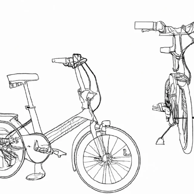desenhos bicicletas eletricas imprimir colorir 5