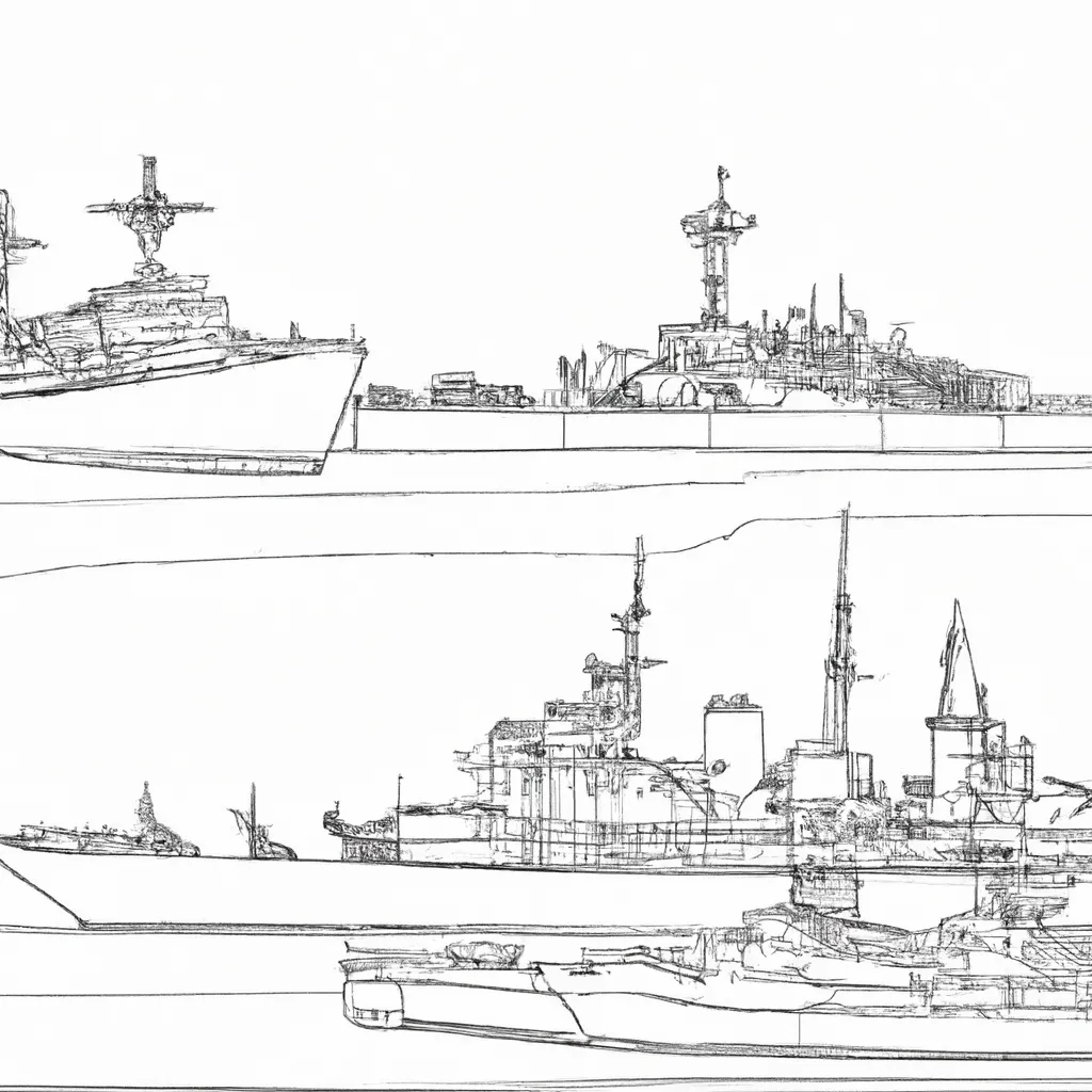 desenhos navios guerra imprimir colorir 2