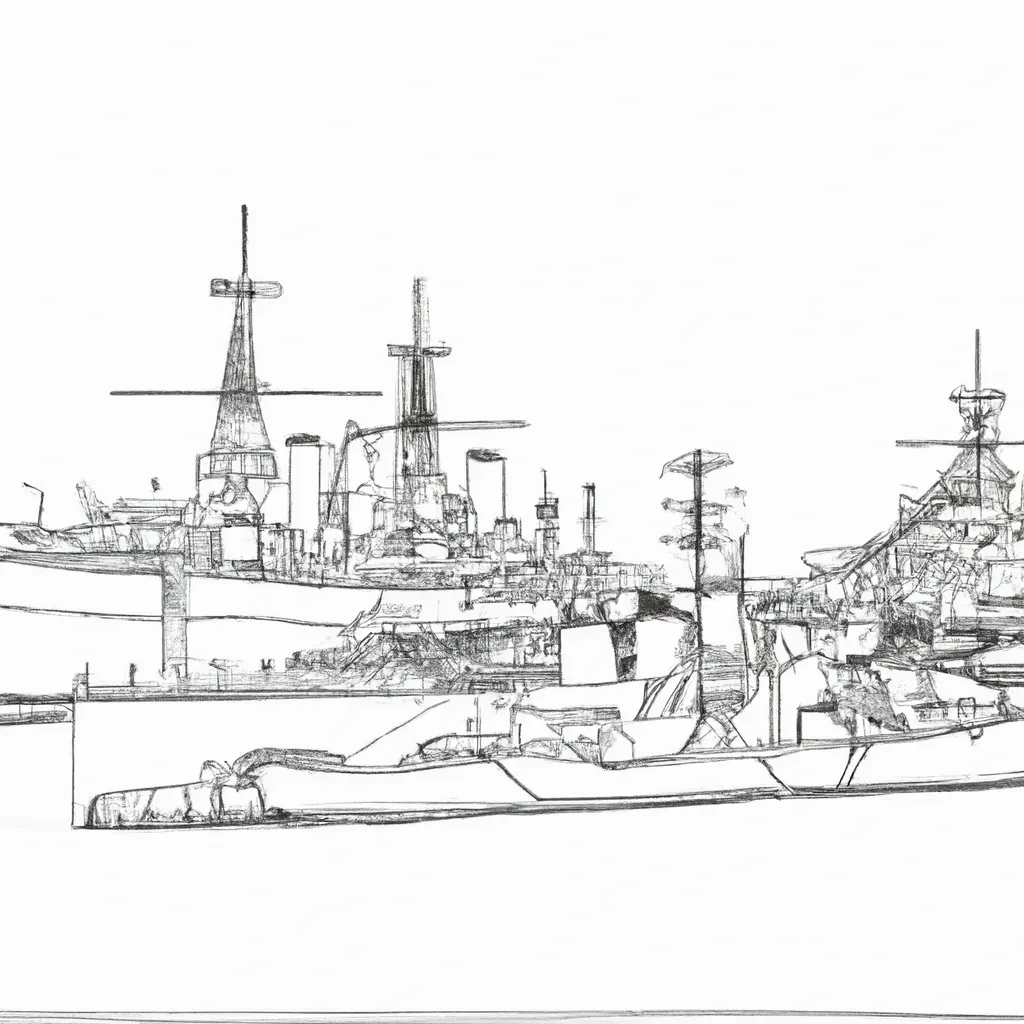 desenhos navios guerra imprimir colorir 11