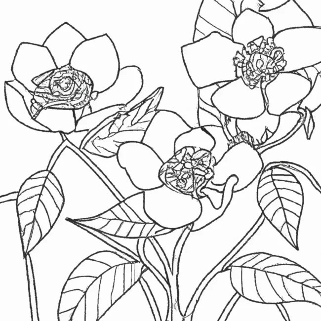 desenhos flores exoticas imprimir colorir 14