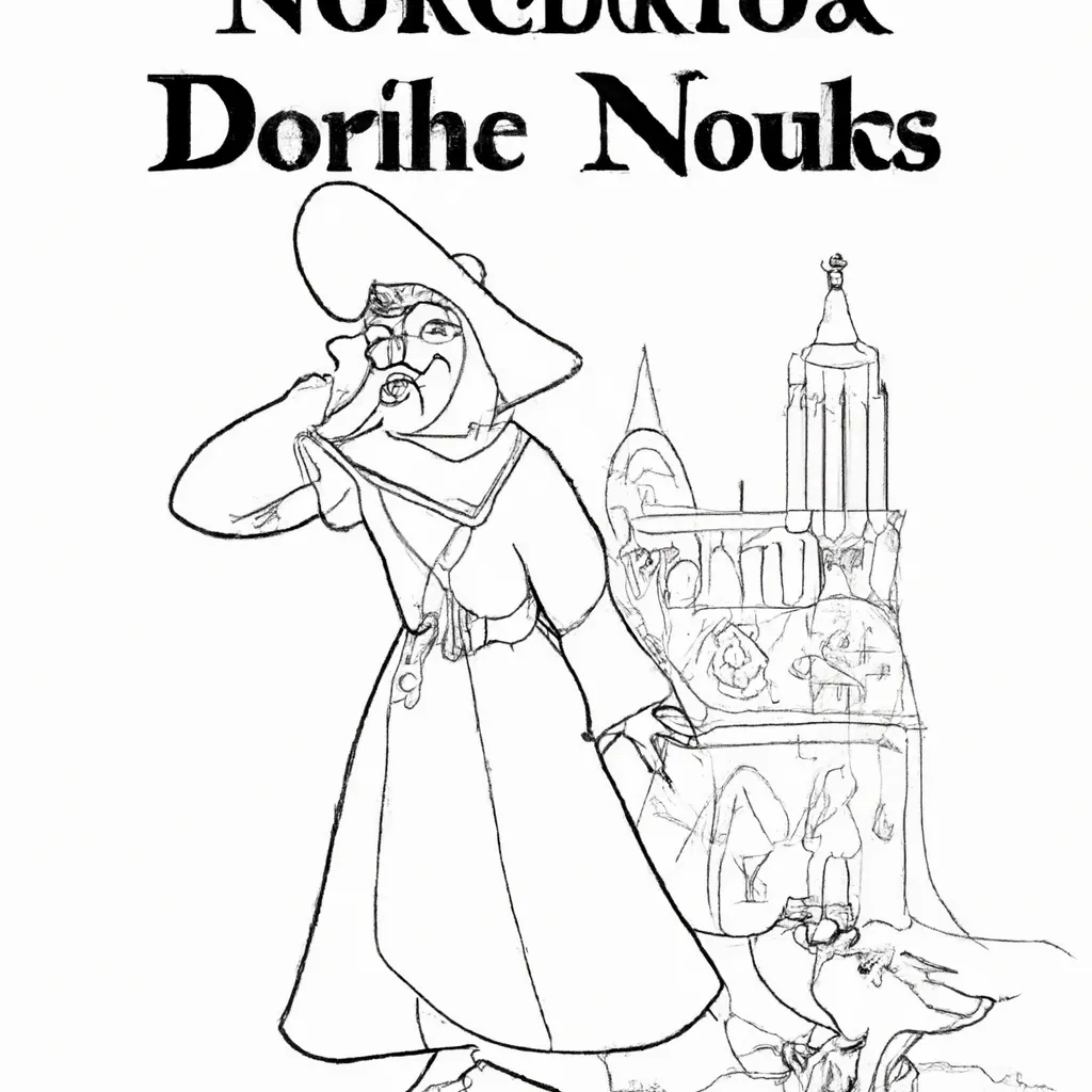desenhos animados corcunda notre dame imprimir colorir