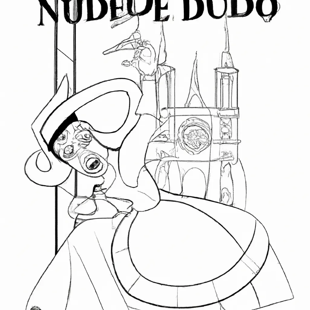 desenhos animados corcunda notre dame imprimir colorir 3