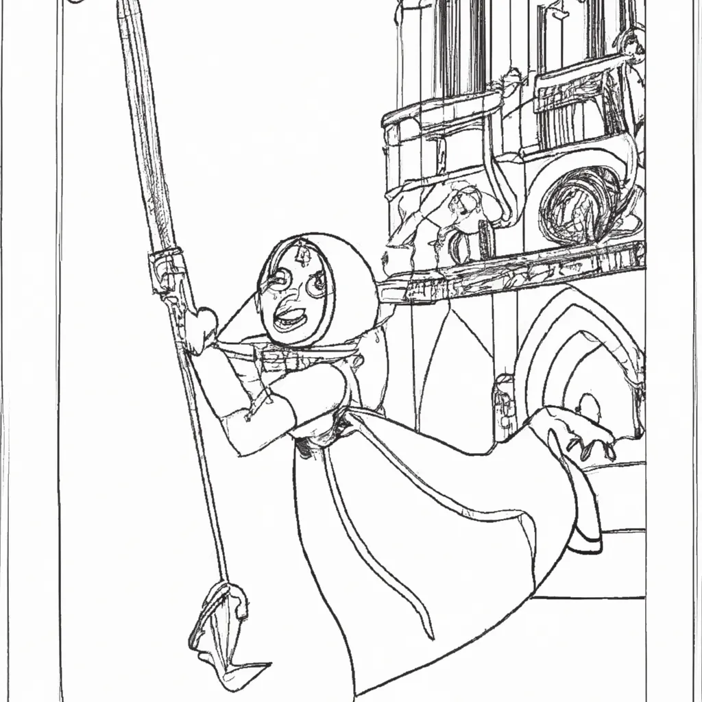 desenhos animados corcunda notre dame imprimir colorir 5