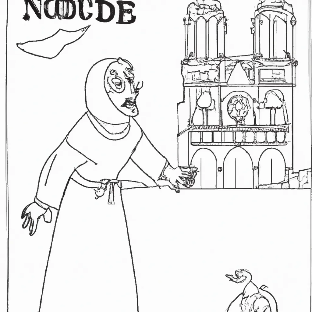 desenhos animados corcunda notre dame imprimir colorir 9