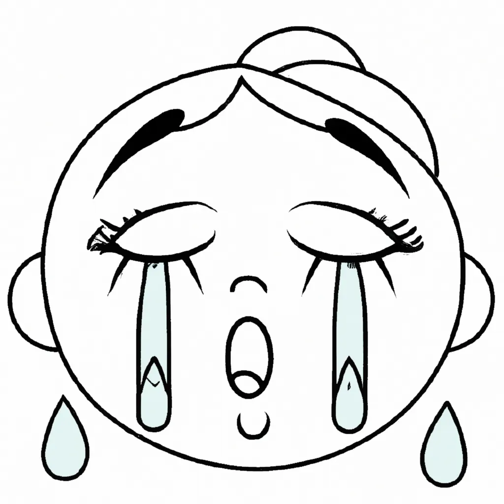 desenhos carinha chorando imprimir colorir gratis 4