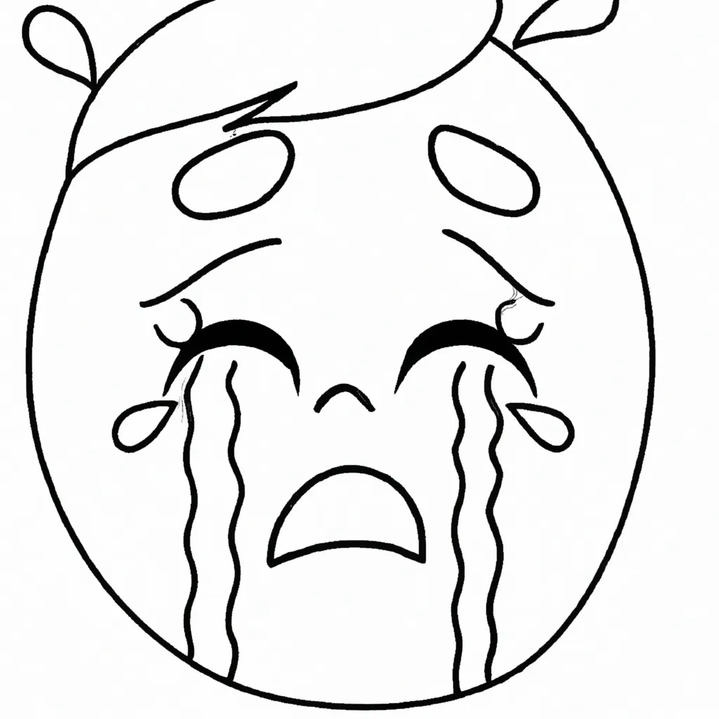 desenhos carinha chorando imprimir colorir gratis 7