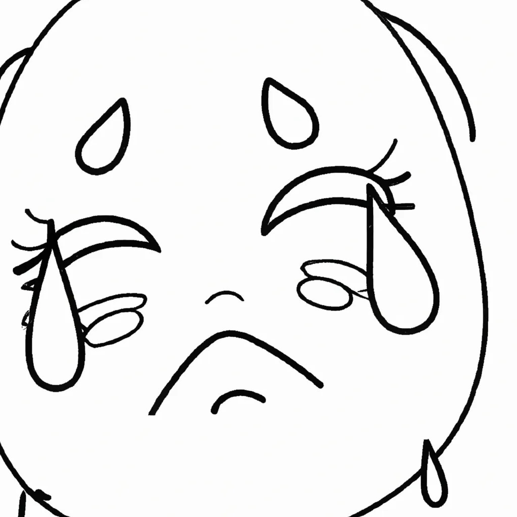 desenhos carinha chorando imprimir colorir gratis 12